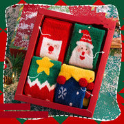 Christmas kids socks gift box, view 3 - MRSLM