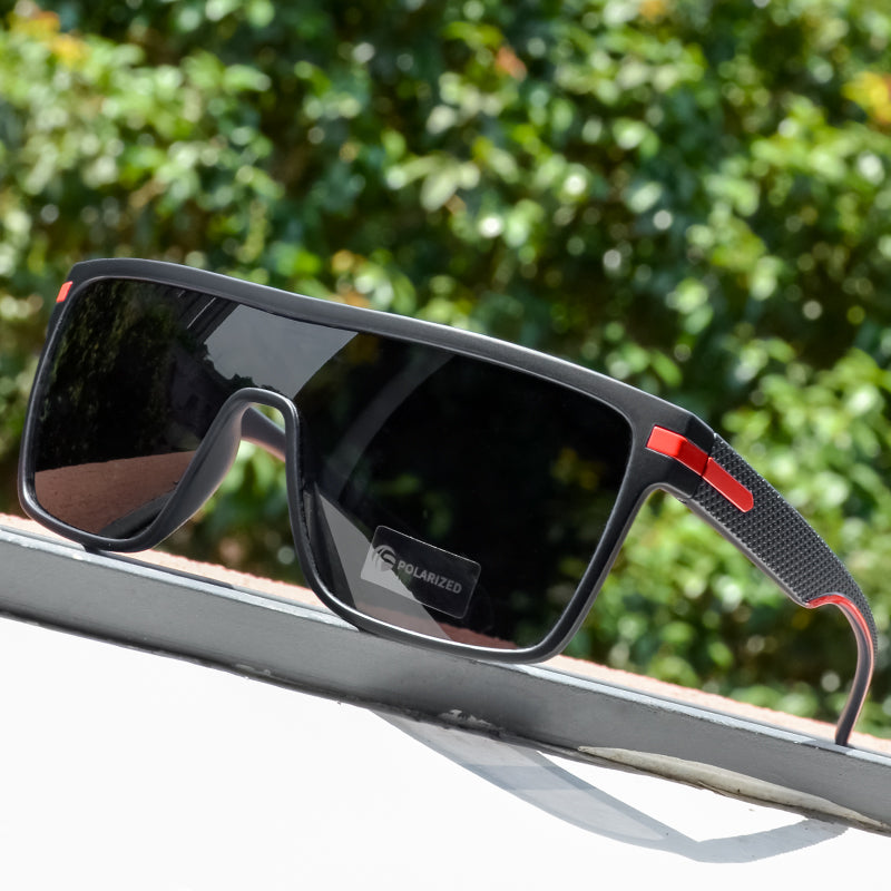 polarized square sunglasses, view 7 - MRSLM