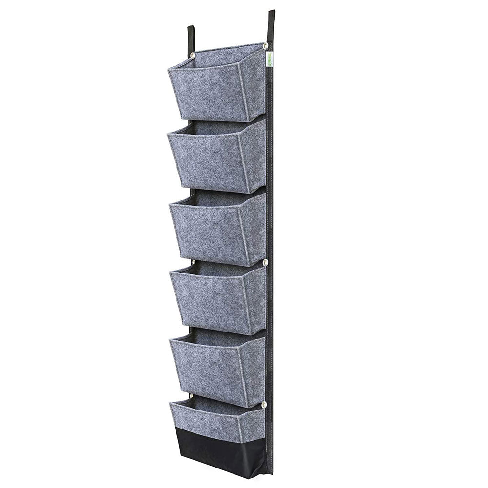 Saco para plantio de jardim vertical montado na parede