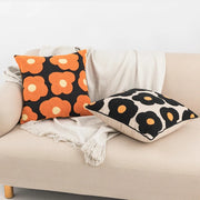 poppy embroidered cushion cover, view 11 - MRSLM