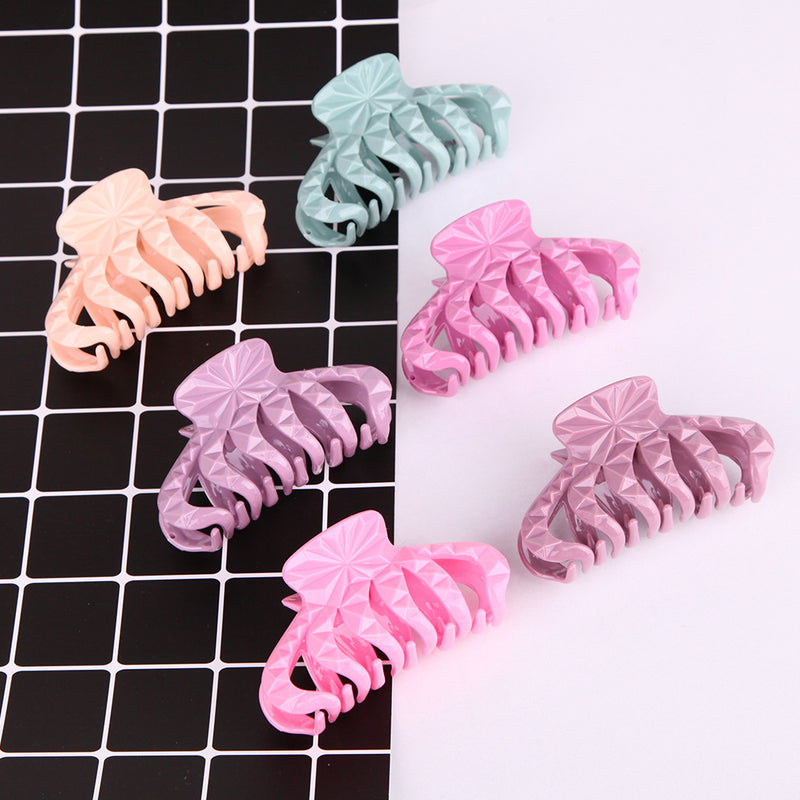 large 9cm resin candy color hair clip, view 7 - MRSLM
