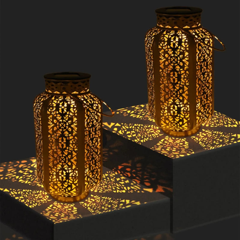 vintage solar lantern, view 5 - MRSLM