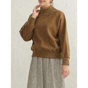 turtleneck cotton hoodie, view 2 - MRSLM