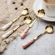 Mini stainless steel dessert spoons - MRSLM