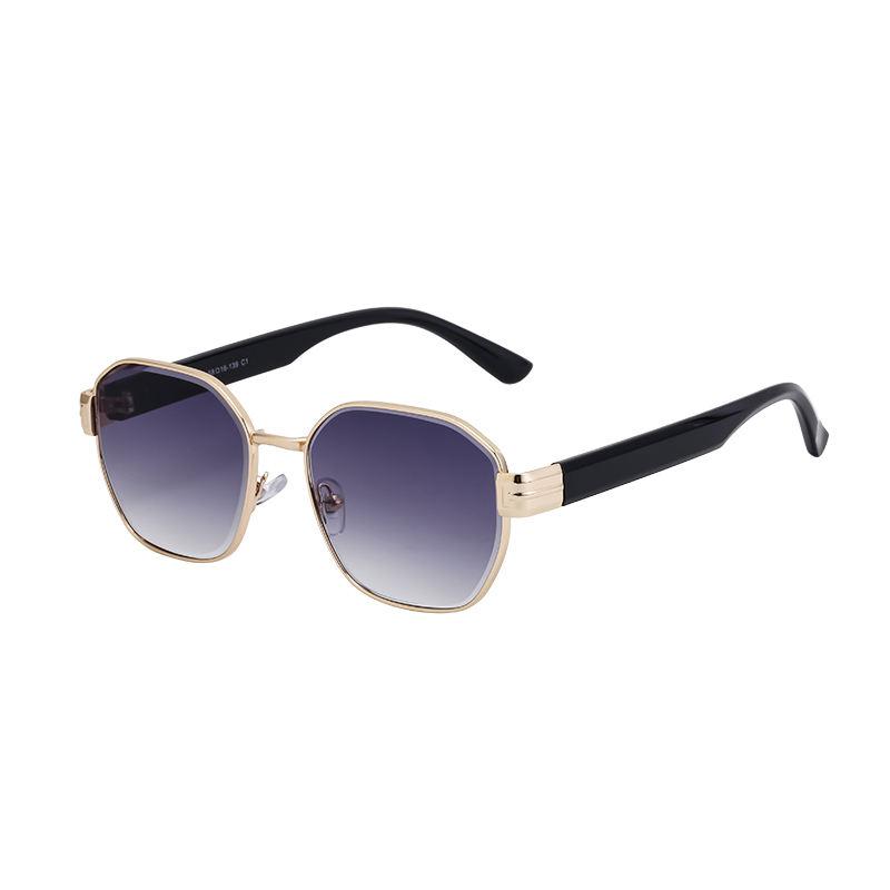 irregular polygon sunglasses, view 2 - MRSLM
