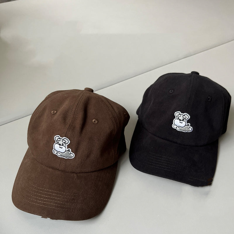 embroidered Schnauzer puppy baseball cap - MRSLM