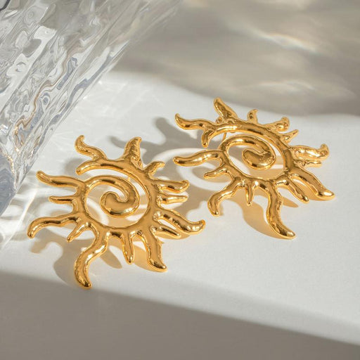 sun-shaped stud earrings - MRSLM