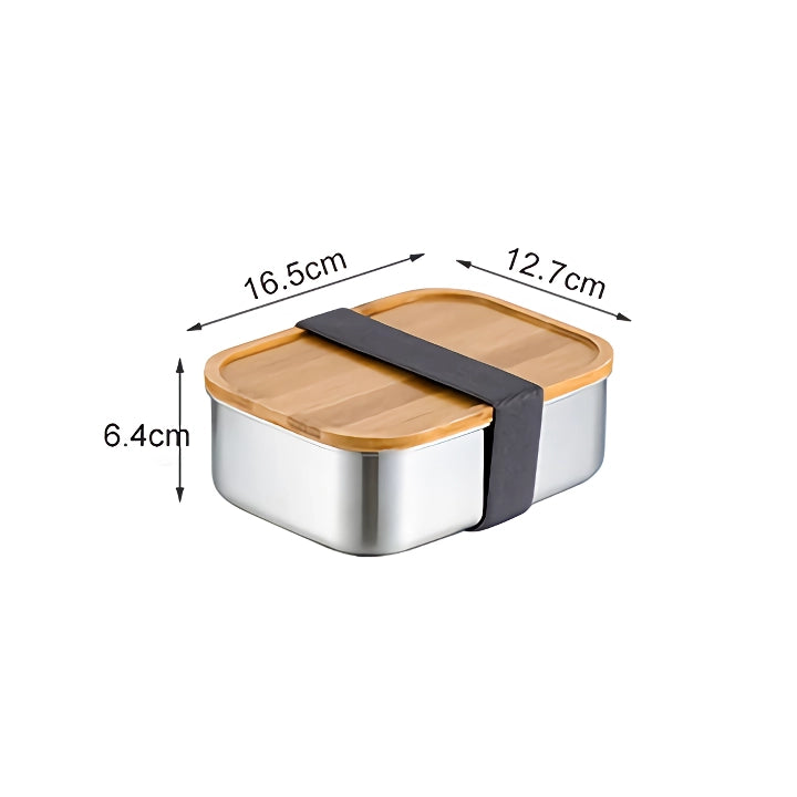 stainless steel bento box, view 3 - MRSLM