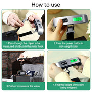 digital luggage scale, view 4 - MRSLM