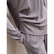 asymmetrical slit long-sleeve tee, view 5 - MRSLM