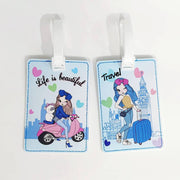 PVC luggage tags set of 2, view 2 - MRSLM