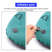inflatable camping pillow, view 8 - MRSLM