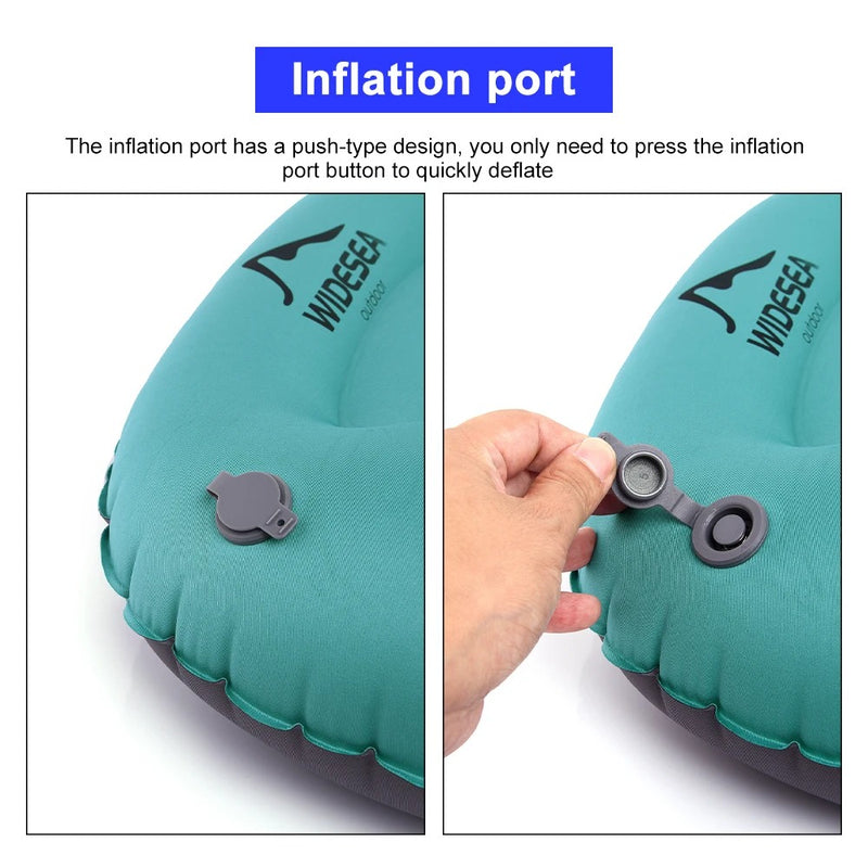 inflatable camping pillow, view 8 - MRSLM