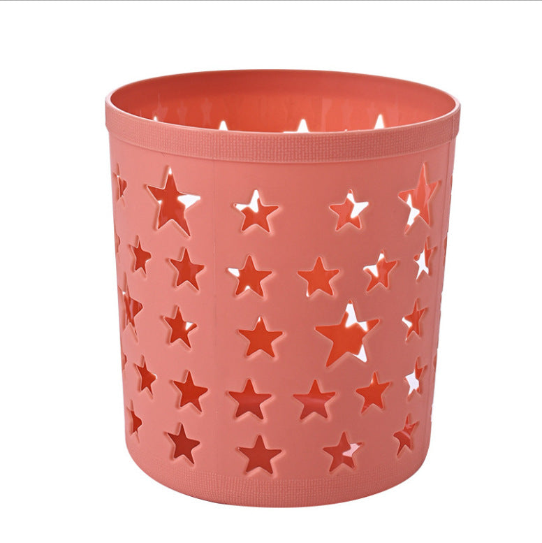 Hollow star pen holder desk organizer, view 3 - MRSLM