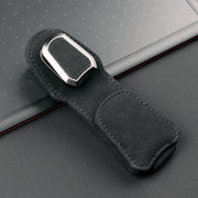 suede car sunglasses holder clip, view 11 - MRSLM