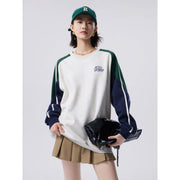 contrast stitching pullover, view 9 - MRSLM