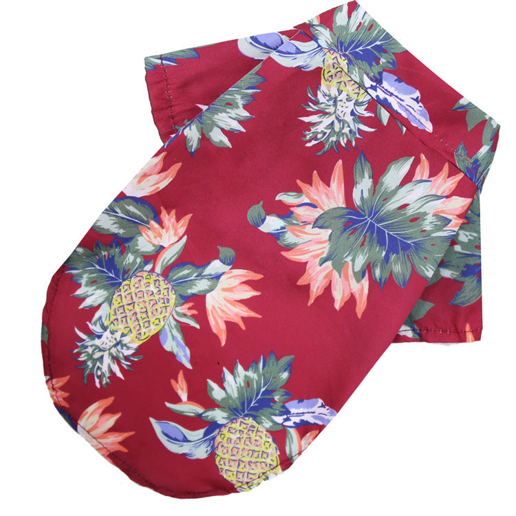 hawaiian style dog shirt, view 5 - MRSLM