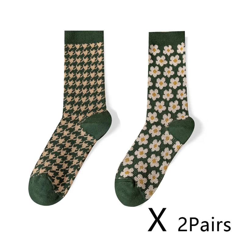 Lange Herbstsocken