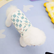 plaid winter dog coat, view 7 - MRSLM