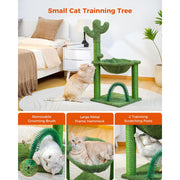 33-inch cactus cat tree, view 5 - MRSLM
