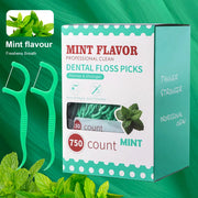 mint fresh portable dental floss sticks, view 2 - MRSLM
