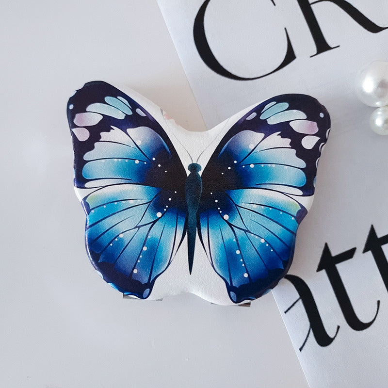 compact folding butterfly makeup mirror, view 10 - MRSLM