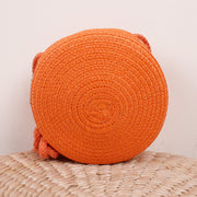 woven straw crossbody bag, view 3 - MRSLM