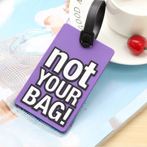 not your bag silicone luggage tags, view 9 - MRSLM