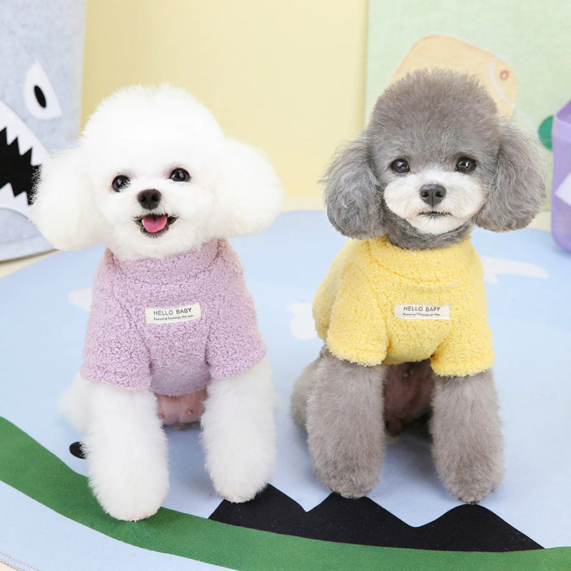 Suéter de inverno quentinho para cachorro