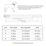 soft leather padded dog collar, view 11 - MRSLM