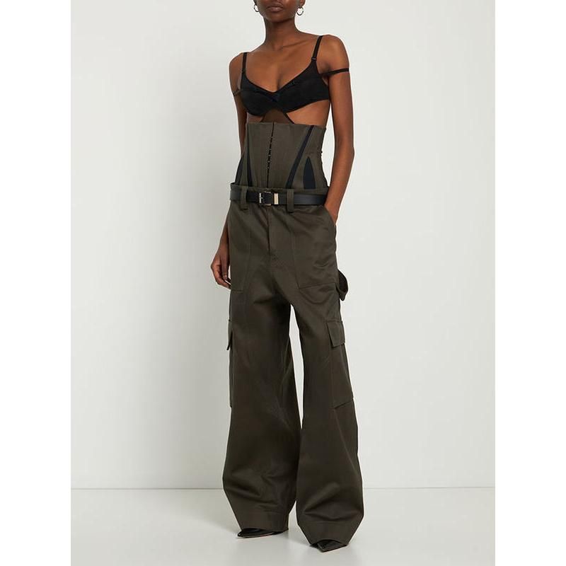 slim-fit cargo pants with removable girdle, view 3 - MRSLM