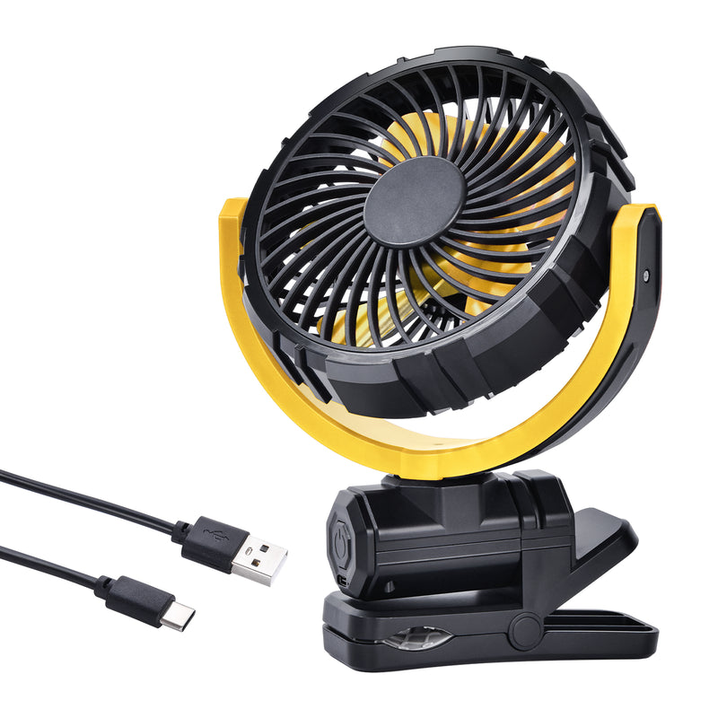 portable car cooling clamp fan, view 2 - MRSLM