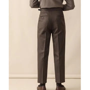 men's wool blend formal ankle pants, view 6 - MRSLM