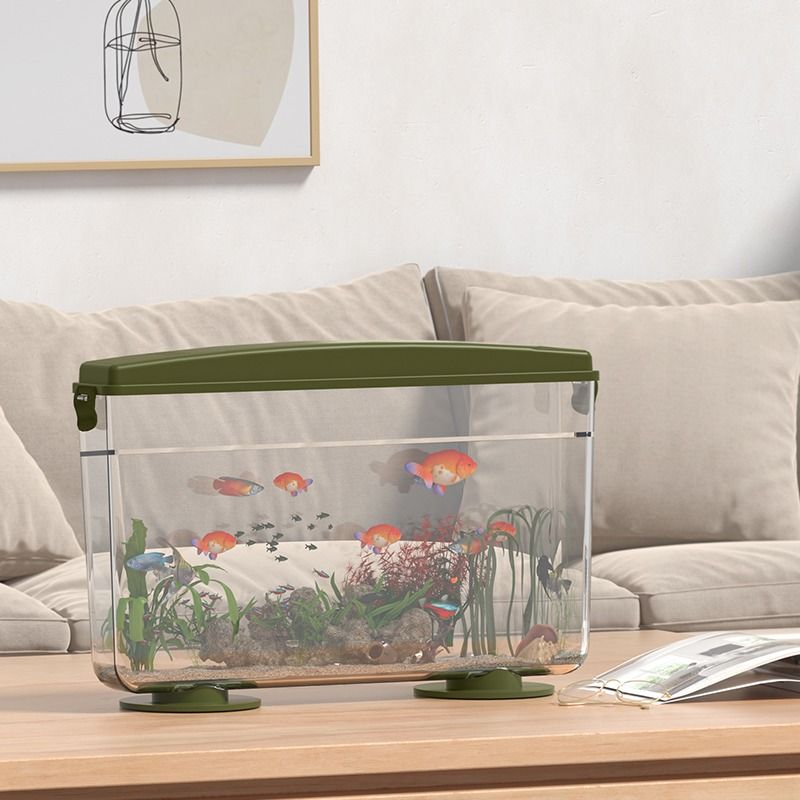 simple ecological desktop fish tank, view 6 - MRSLM