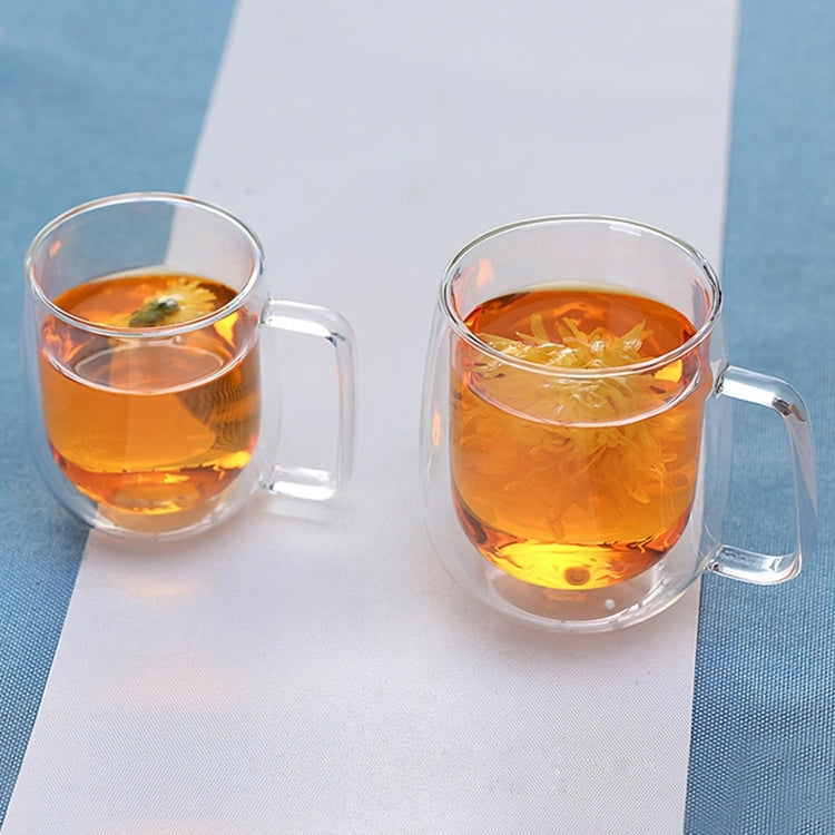 double wall borosilicate glass mug, view 6 - MRSLM