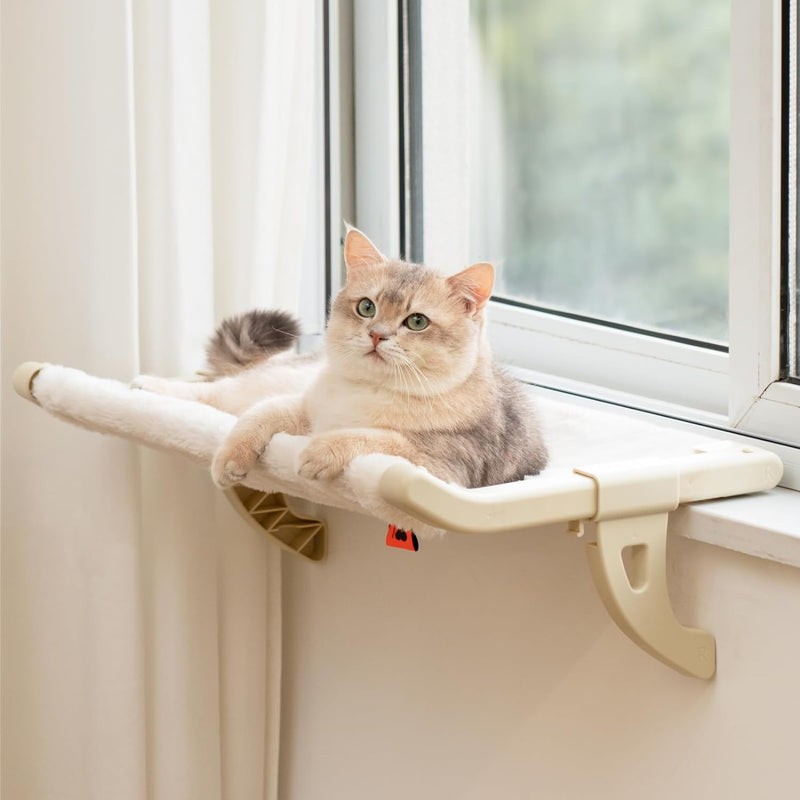 Cama suspensa em formato de rede para gatos