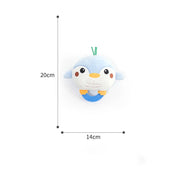penguin squeak plush chew toy, view 3 - MRSLM