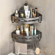 adhesive bathroom shampoo holder, view 7 - MRSLM