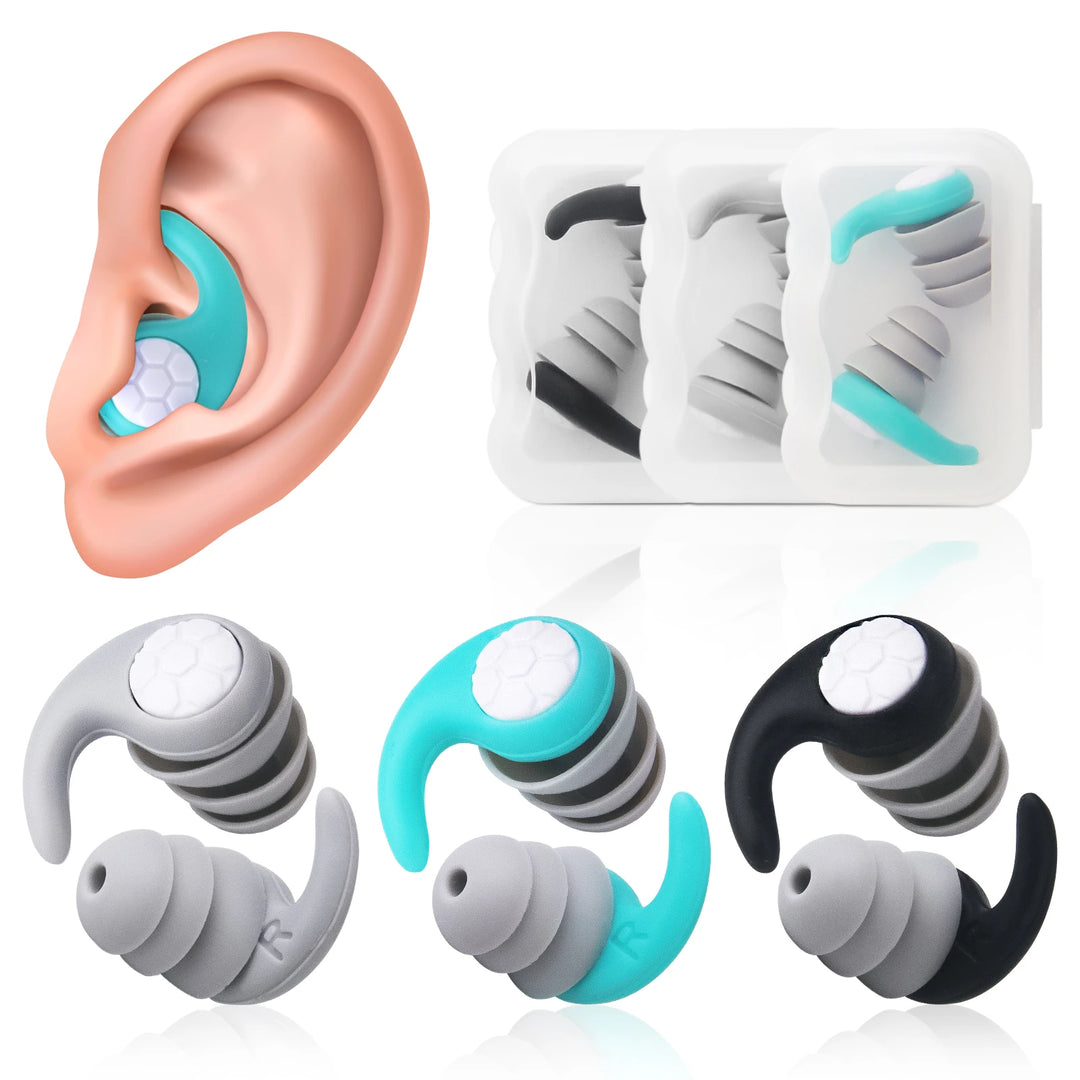 Reusable Silicone Swimming Ear Plugs