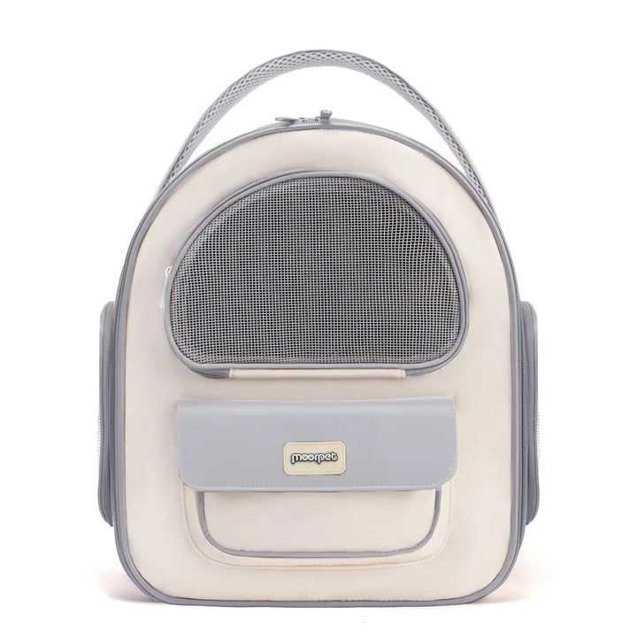Breathable Foldable Cat Backpack for Outdoor Travel - Large Capacity Pet Carrier