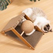cat scratcher sisal ball, view 4 - MRSLM