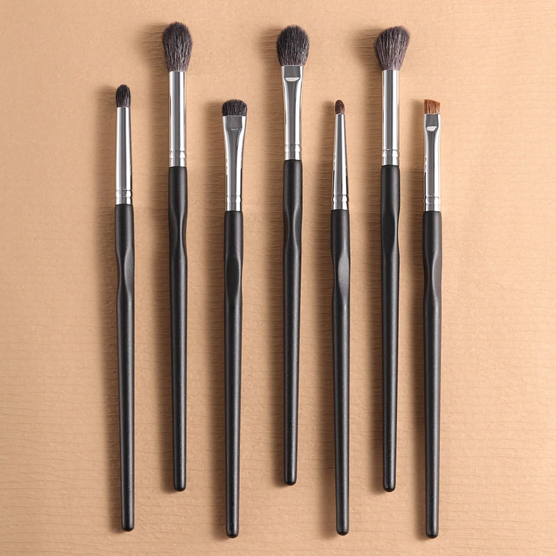 7-piece premium eye makeup brush set - MRSLM