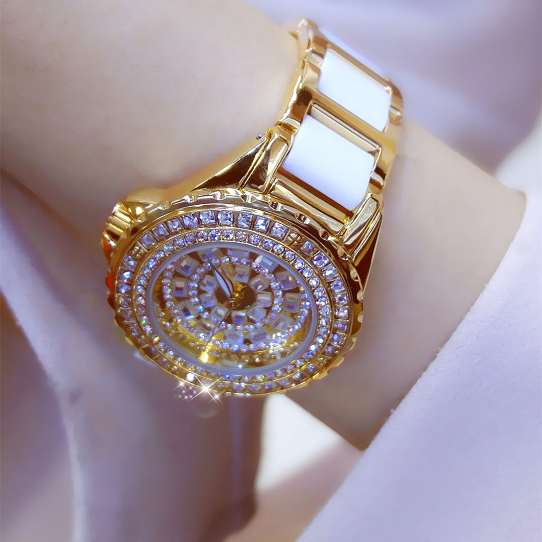 Fashion Hot Sale Watch Bracelet Full Of Diamond Women