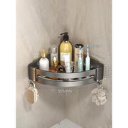 adhesive bathroom shampoo holder, view 12 - MRSLM