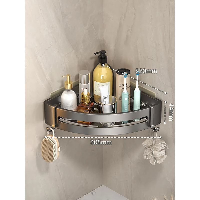 adhesive bathroom shampoo holder, view 12 - MRSLM