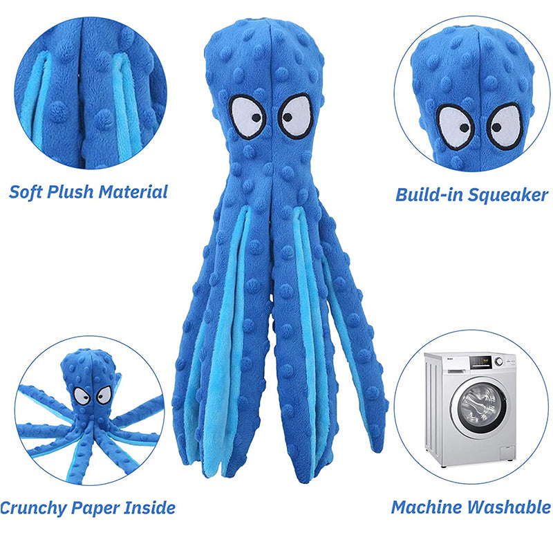 octopus chew toy for dogs, view 9 - MRSLM