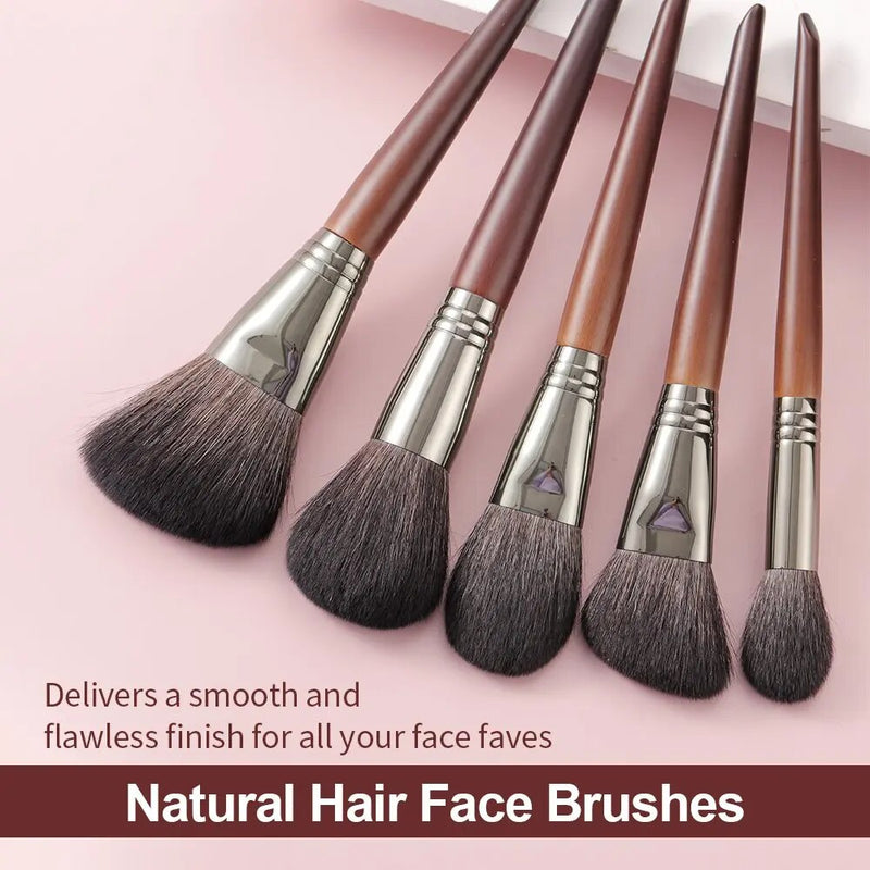24-piece makeup brush set, view 6 - MRSLM