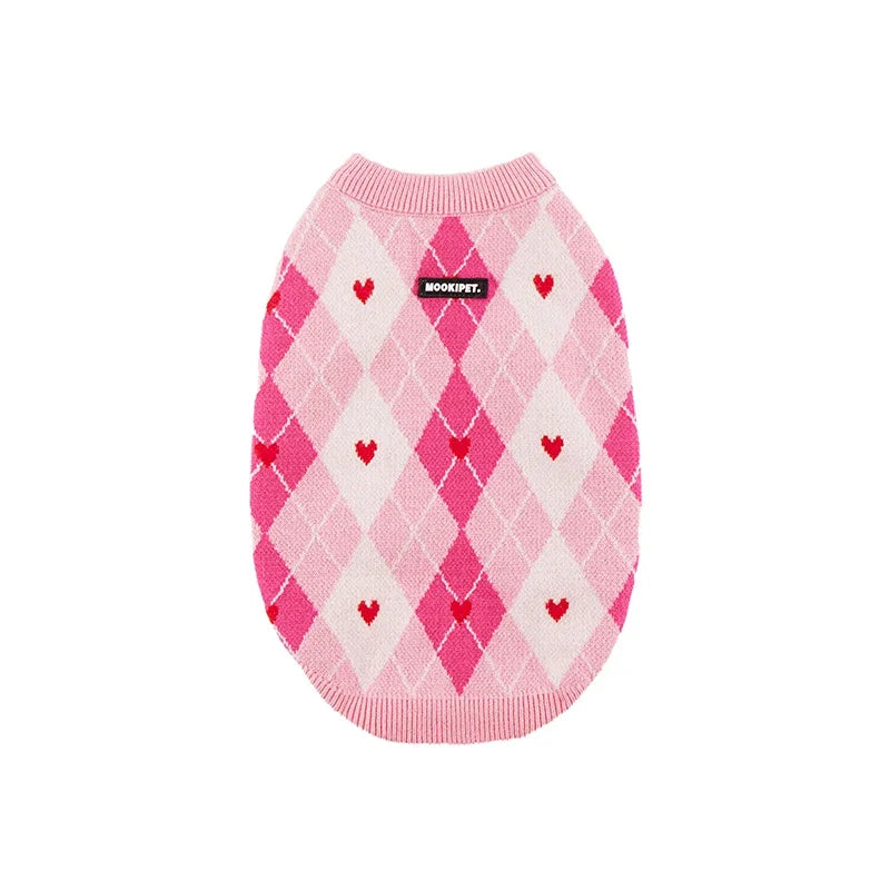 classic plaid dog vest, view 2 - MRSLM