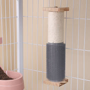 wood wall-mounted cat scratcher, view 3 - MRSLM
