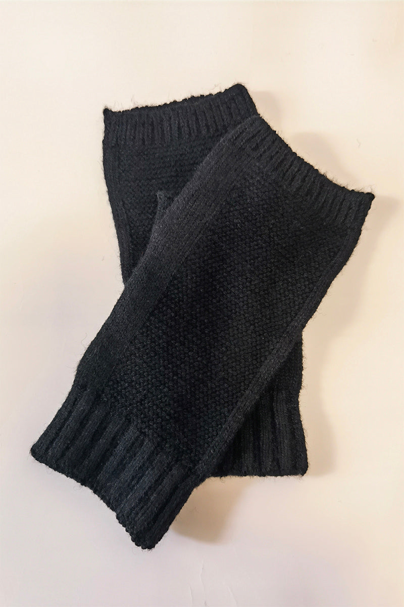 wool cashmere half finger gloves, view 11 - MRSLM